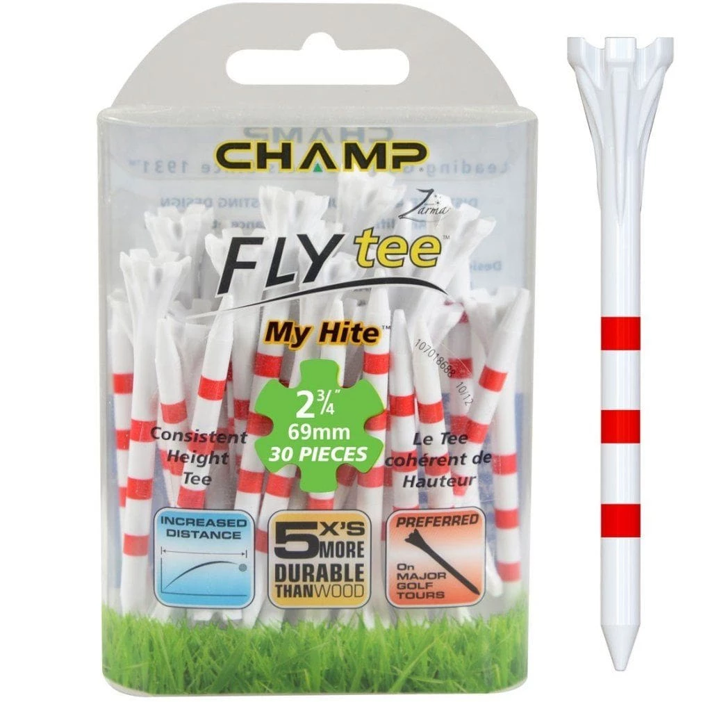 Champ Spikes Champ My Hite FLYTee - Striped Golf Tees