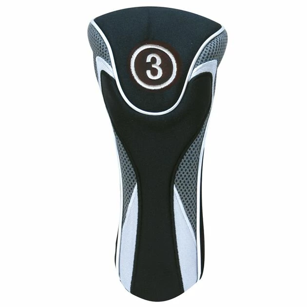 Grey-Black Golf Head Covers
