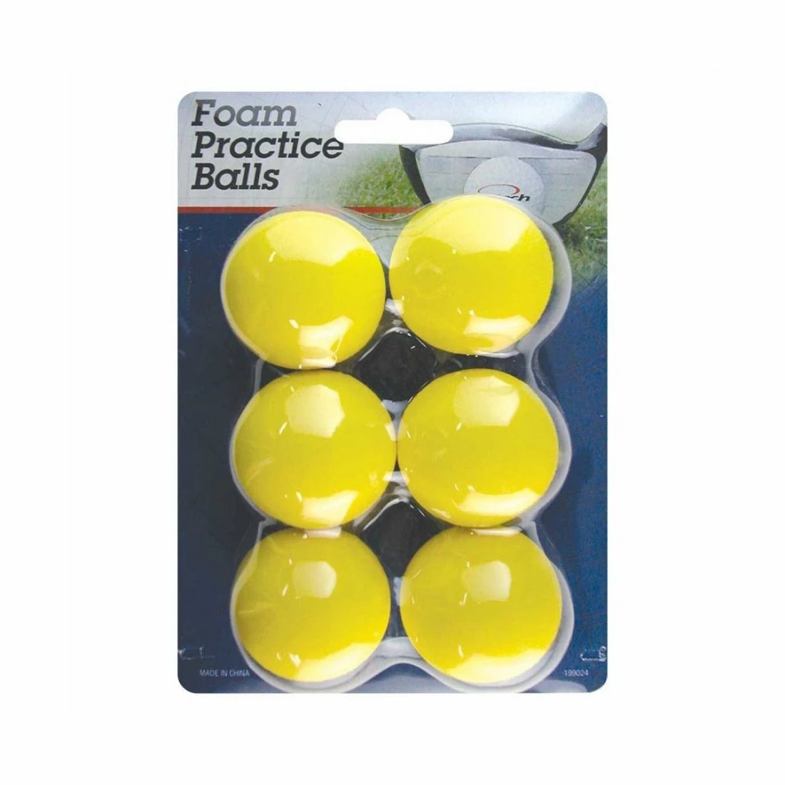 Intech Golf Foam Practice Balls - Pack Of 6