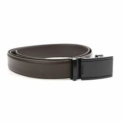 Tour Gear Golf Tour Gear Custom Fit Ratchet Belt Brown With Matte Black Buckle