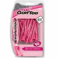 Pride Golf Tees Pride Evolution Breast Cancer Awareness Plastic Golf Tees - 30 Pack