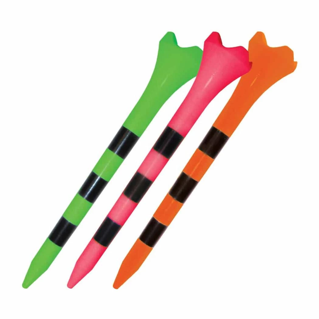 Pride Golf Tees Pride Evolution Striped Plastic 2-3/4" Golf Tees - 30 Pack - Image 2