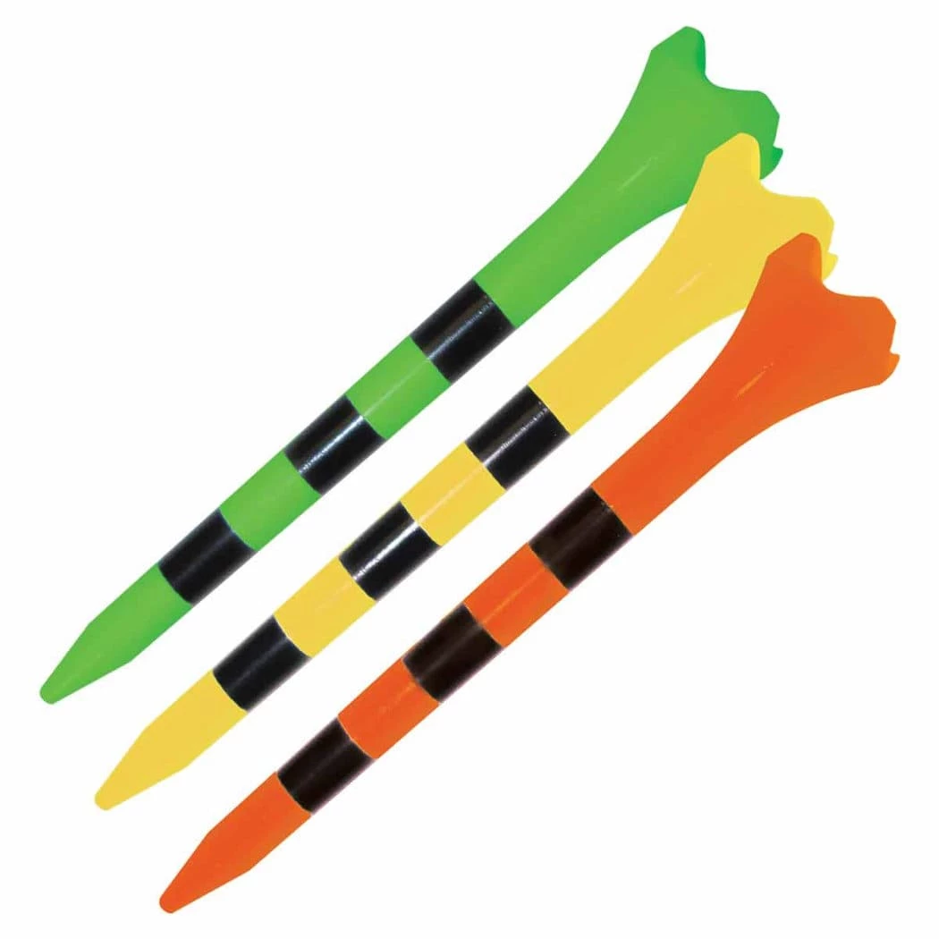 Pride Golf Tees Pride Evolution Striped Plastic 2-3/4" Golf Tees - 30 Pack - Image 6