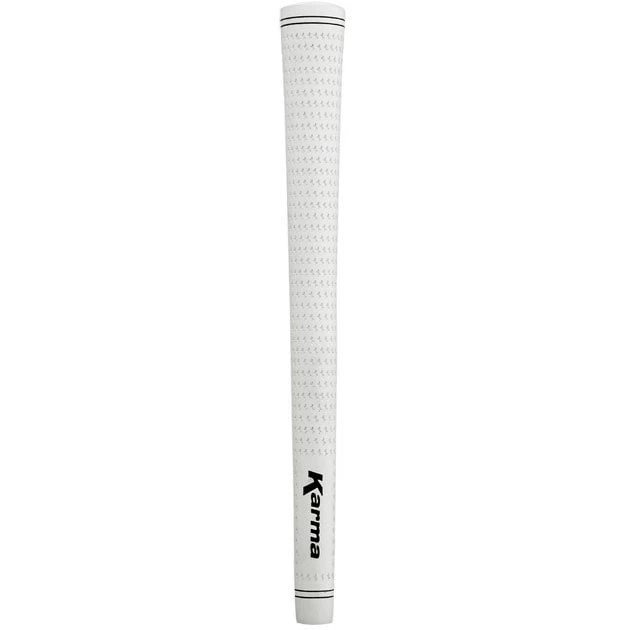 Karma Grips Karma Velour White Midsize (+1/32") Golf Grip