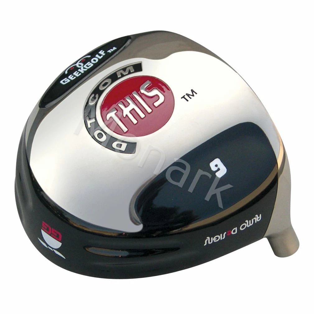 Geek Golf Dot-Com-This Titanium Driver Head - Black - Image 2