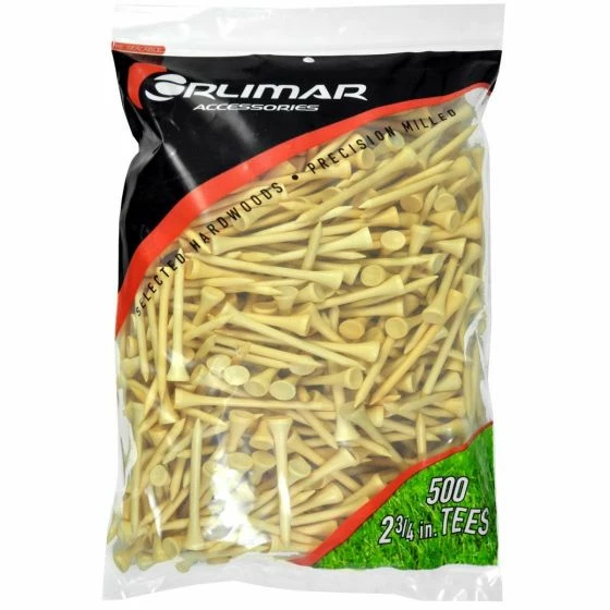 Orlimar 2-3/4 Inch Natural Golf Tees - Image 4